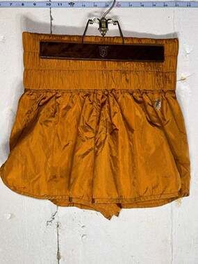 FP Movement Free People The Way Home High-Waisted Shorts in Rust Orange Size Med